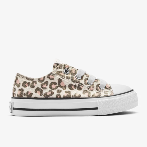 Zapatillas bajas leopardo cordones