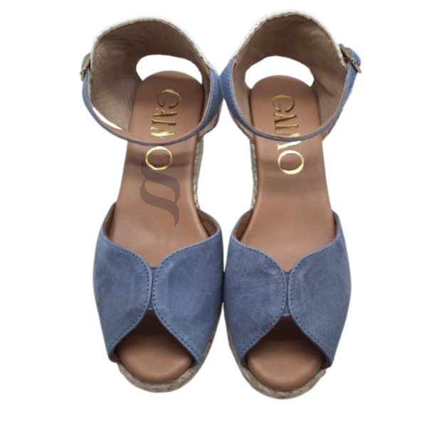 Alpargata peeptoe ante RONNY jeans