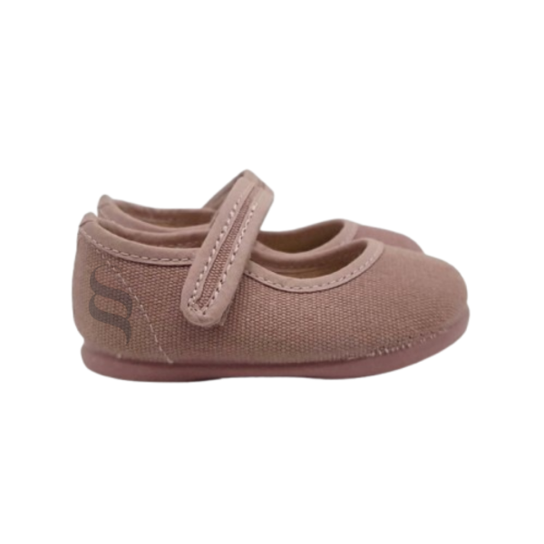 Merceditas BAREFOOT lino rosa