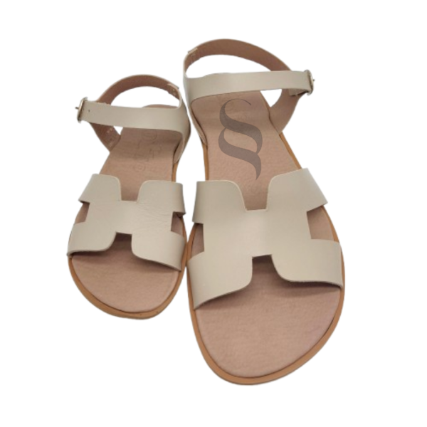 Sandalia BAREFOOT ELISOFT tipo Hermes atada al tobillo