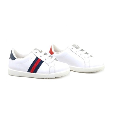 Deportiva Eli tenis blanco con bandera cordones